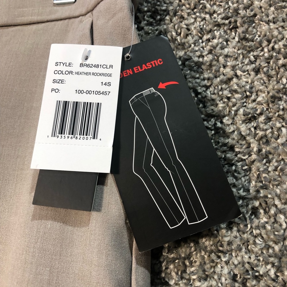NWT Briggs New York Pull on Dress Pants Size 14P - Picture 4 of 6